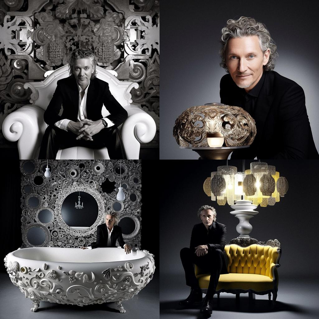 Marcel Wanders style, Midjourney V5, render 1 of 4
