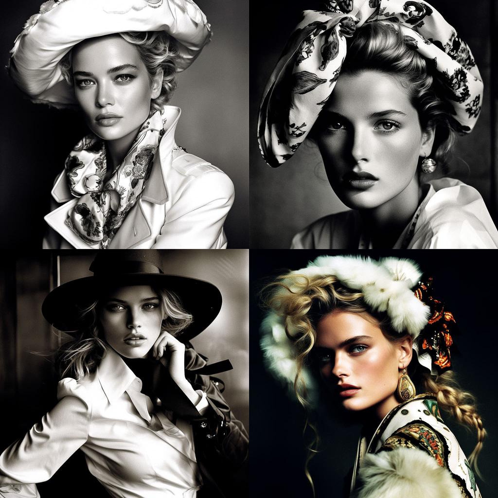 Mario Testino style, Midjourney V5, render 1 of 4