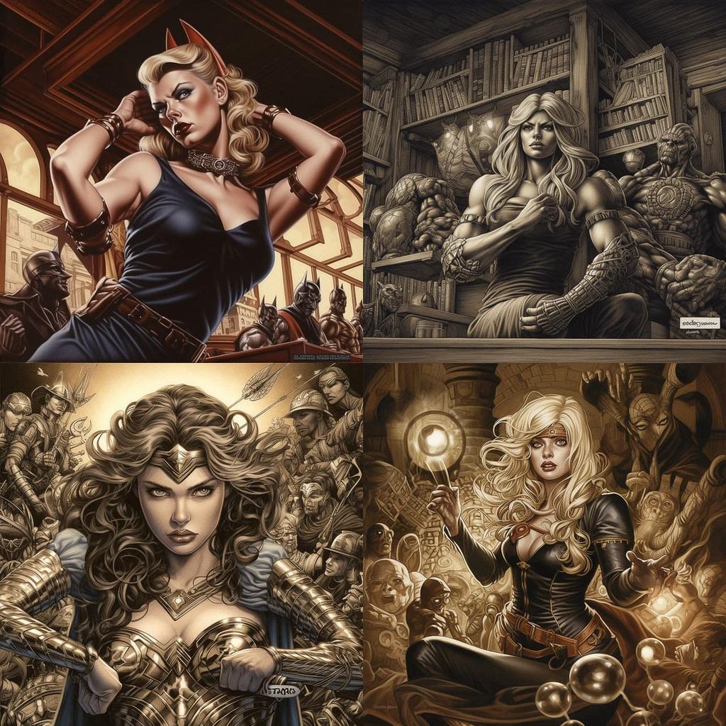 Mark Brooks style, Midjourney V5, render 1 of 4