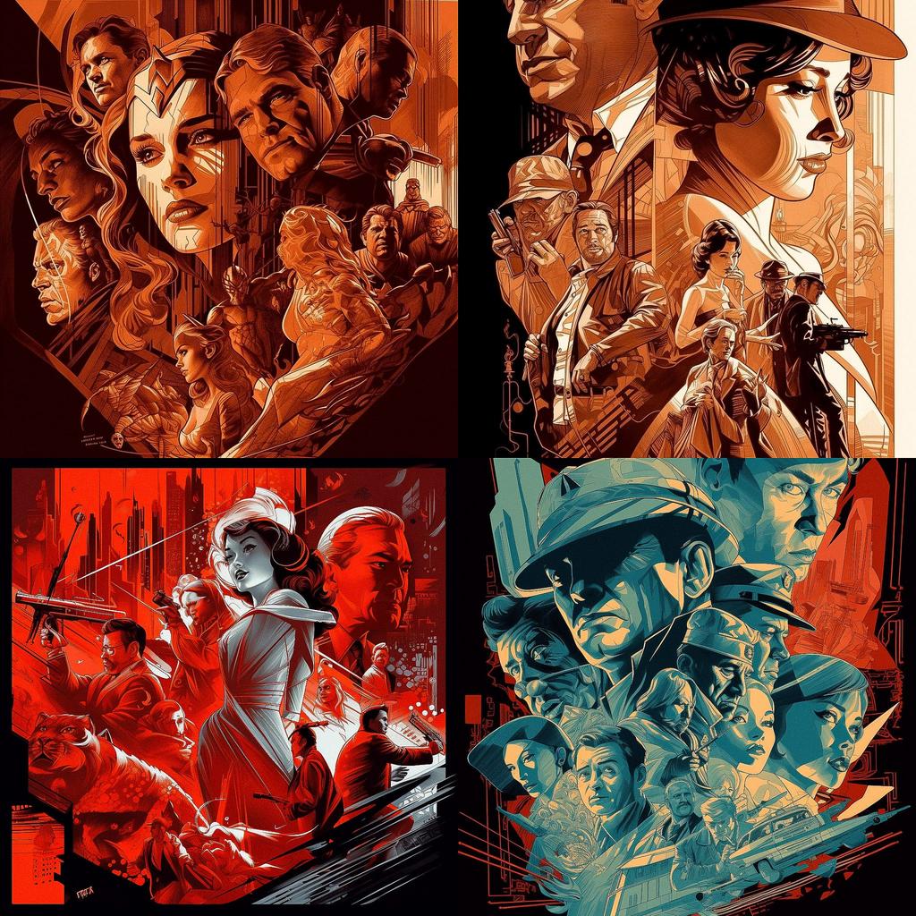 Martin Ansin style, Midjourney V5, render 1 of 4