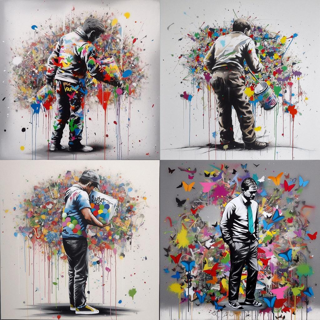 Martin Whatson style, Midjourney V5, render 1 of 4