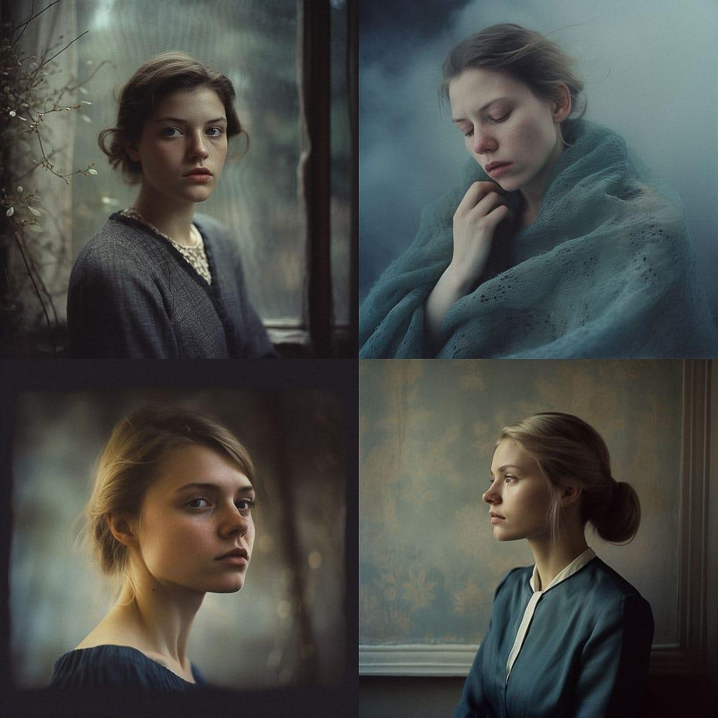 Martina Hoogland Ivanow style, Midjourney V5, render 1 of 4
