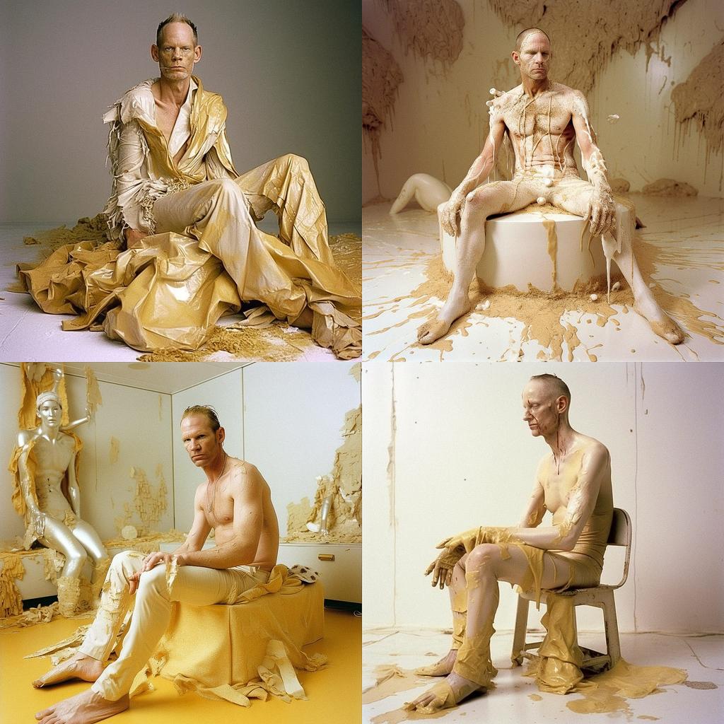 Matthew Barney style, Midjourney V5, render 1 of 4