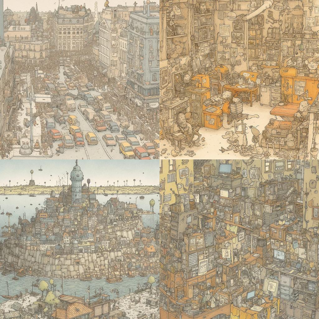 Mattias Adolfsson style, Midjourney V5, render 1 of 4