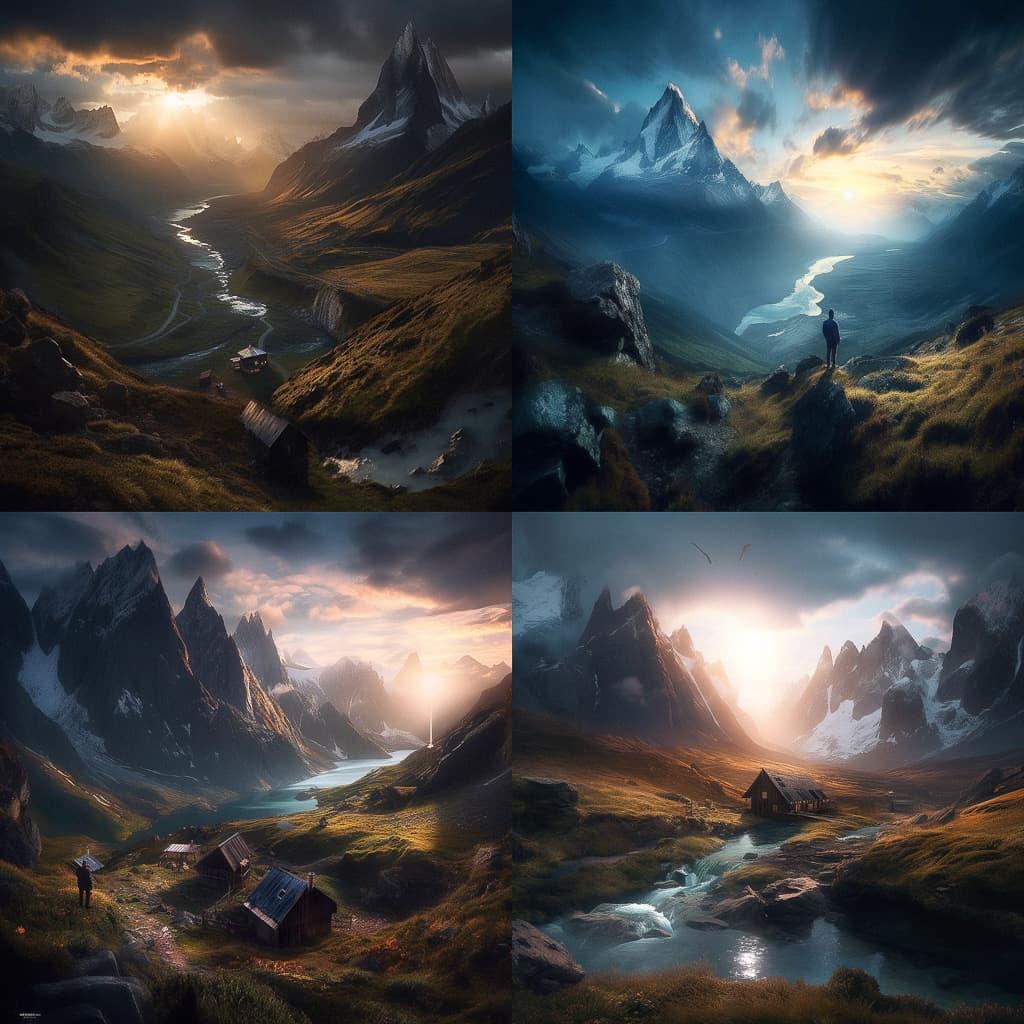 Max Rive style, Midjourney V5, render 1 of 4