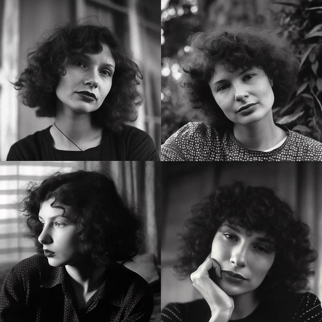 Maya Deren style, Midjourney V5, render 1 of 4