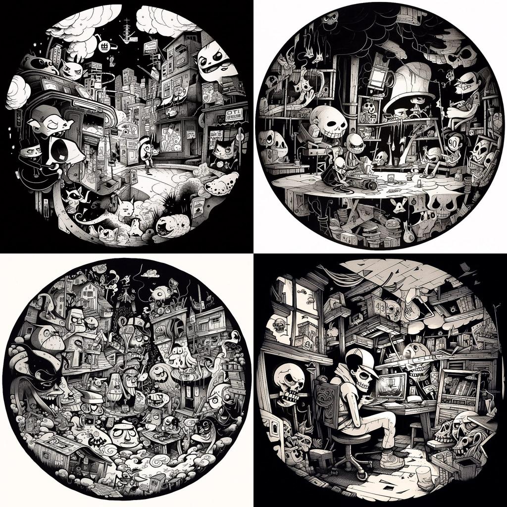 mcbess style, Midjourney V5, render 1 of 4