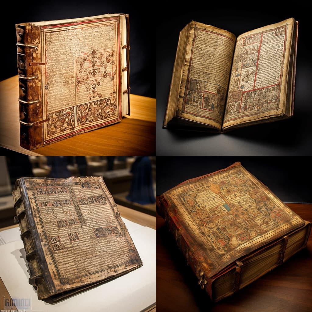 Medieval Codex style, Midjourney V5, render 1 of 4