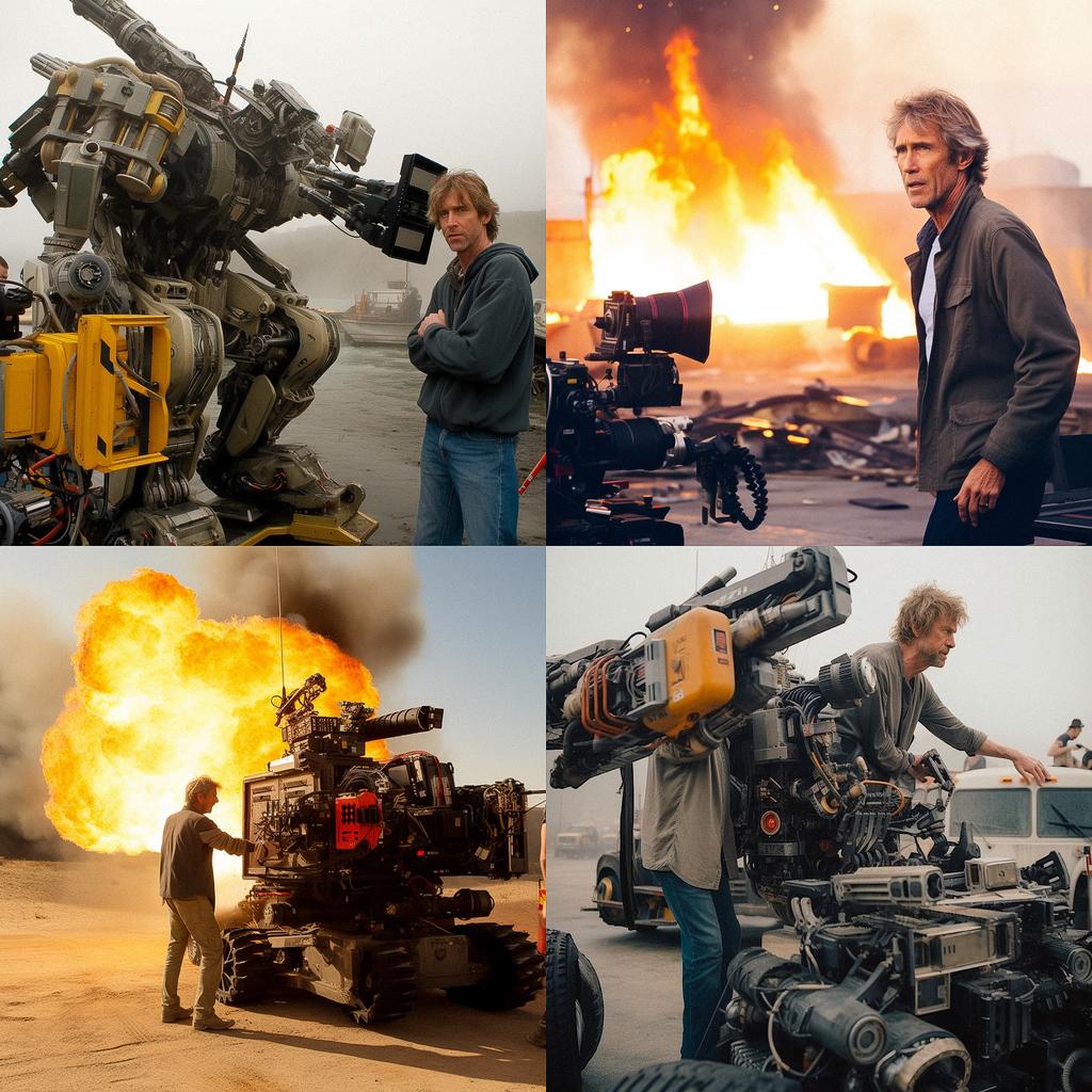 Michael Bay style, Midjourney V5, render 1 of 4