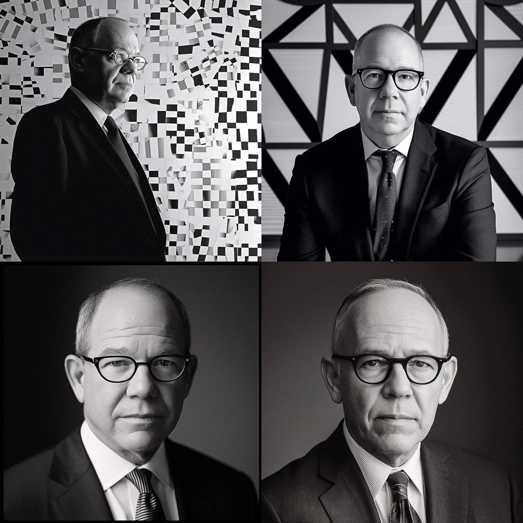 Michael Bierut style, Midjourney V5, render 1 of 4