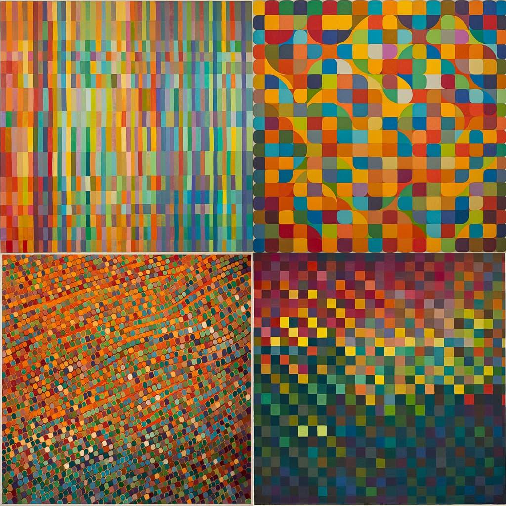 Michael Kidner style, Midjourney V5, render 1 of 4