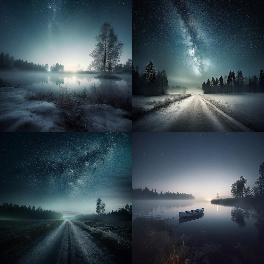 Mikko Lagerstedt style, Midjourney V5, render 1 of 4