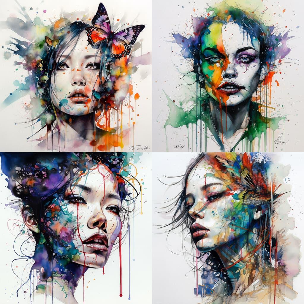 Minjae Lee style, Midjourney V5, render 1 of 4