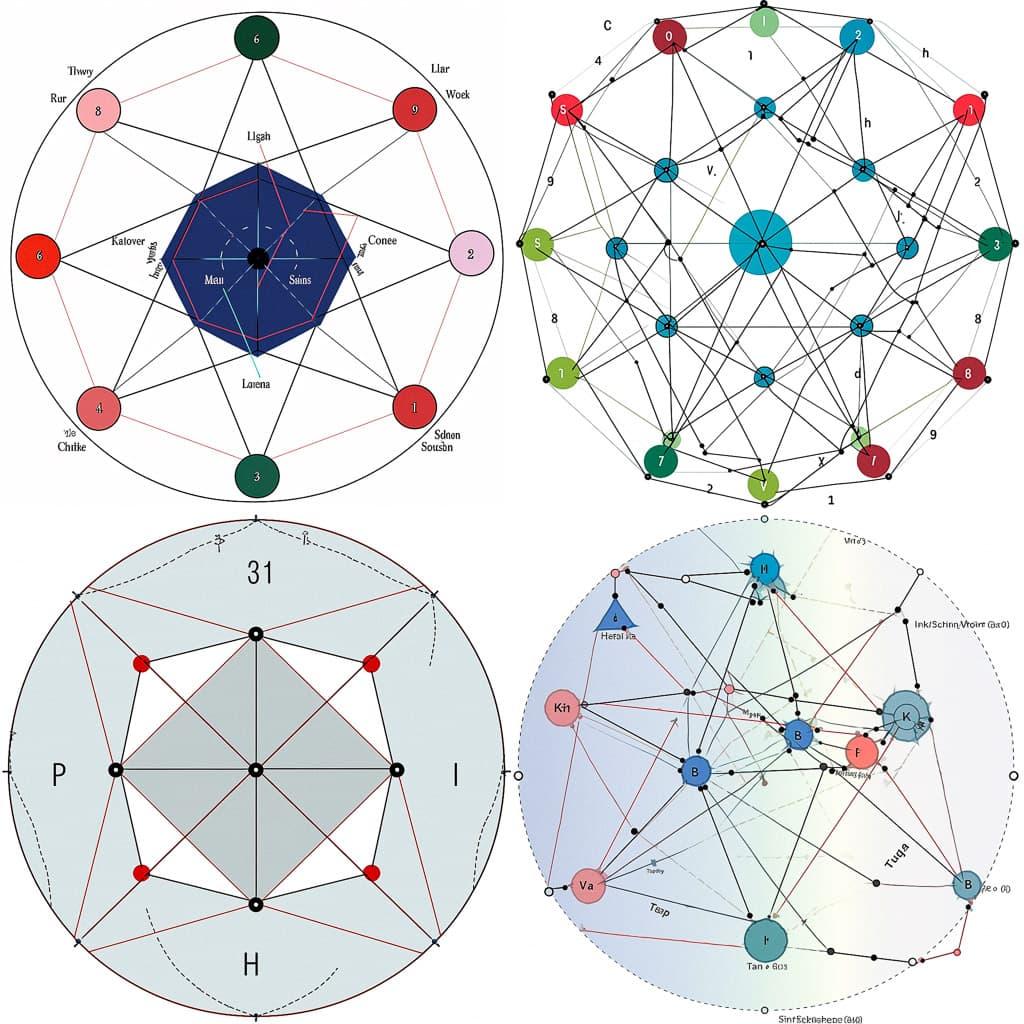 Minkowski diagram style, Midjourney V5, render 1 of 4