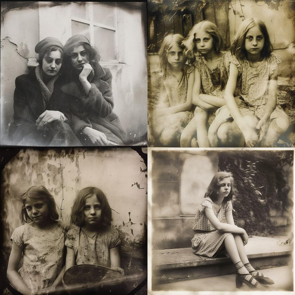 Miroslav Tichy style, Midjourney V5, render 1 of 4