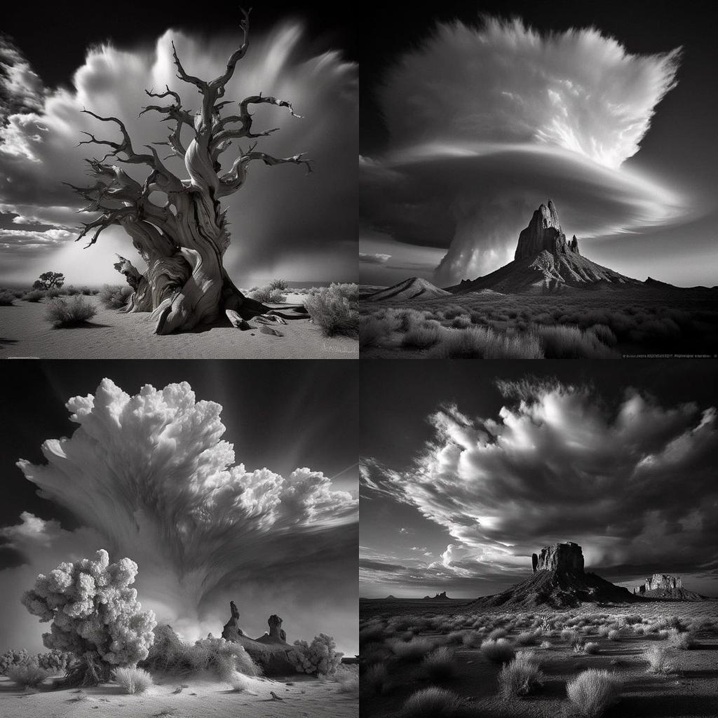Mitch Dobrowner style, Midjourney V5, render 1 of 4