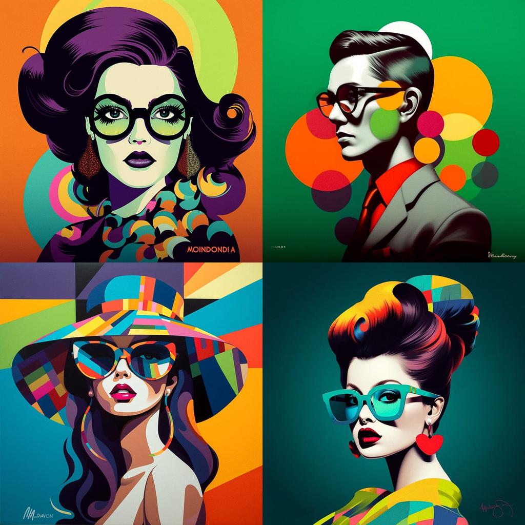 Mondo Guerra style, Midjourney V5, render 1 of 4