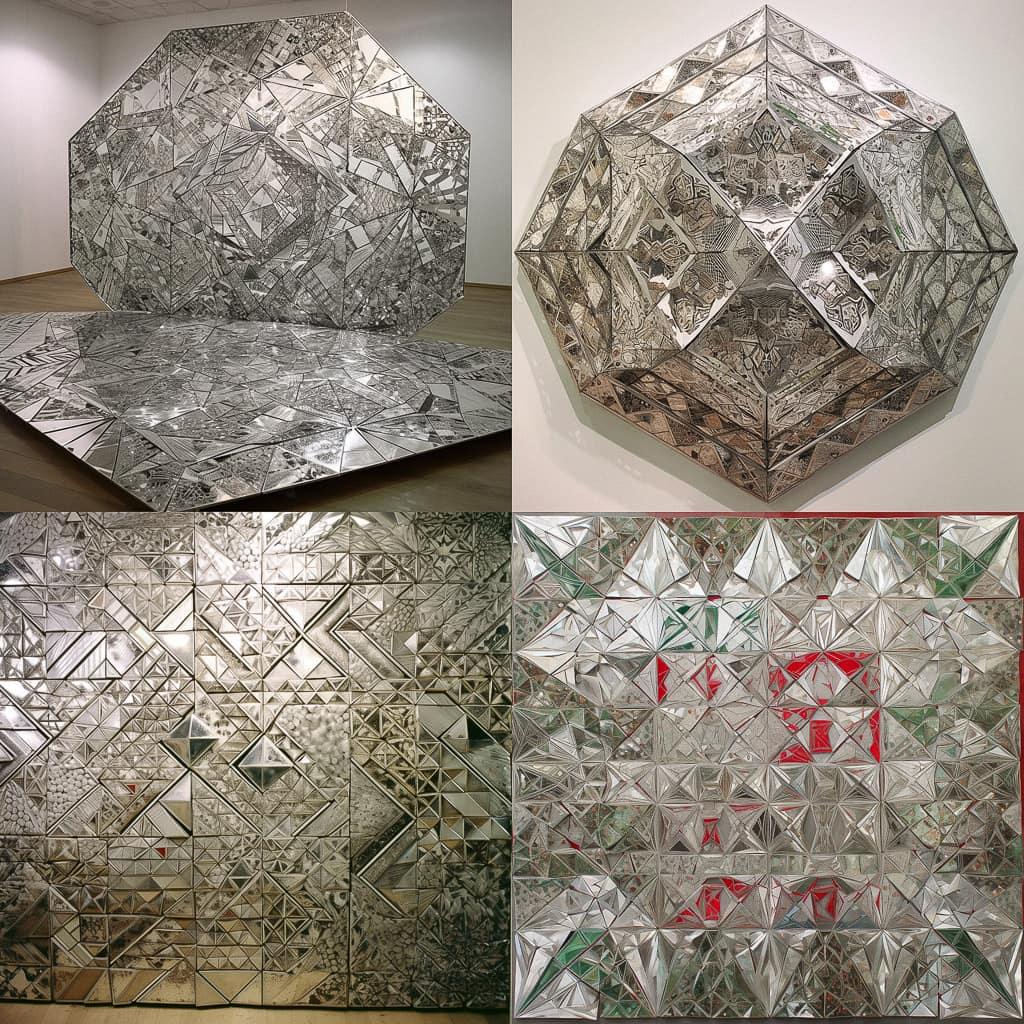 Monir Shahroudy Farmanfarmaian style, Midjourney V5, render 1 of 4