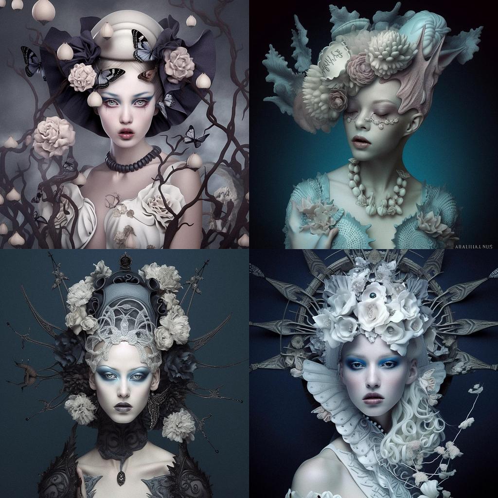 Natalie Shau style, Midjourney V5, render 1 of 4
