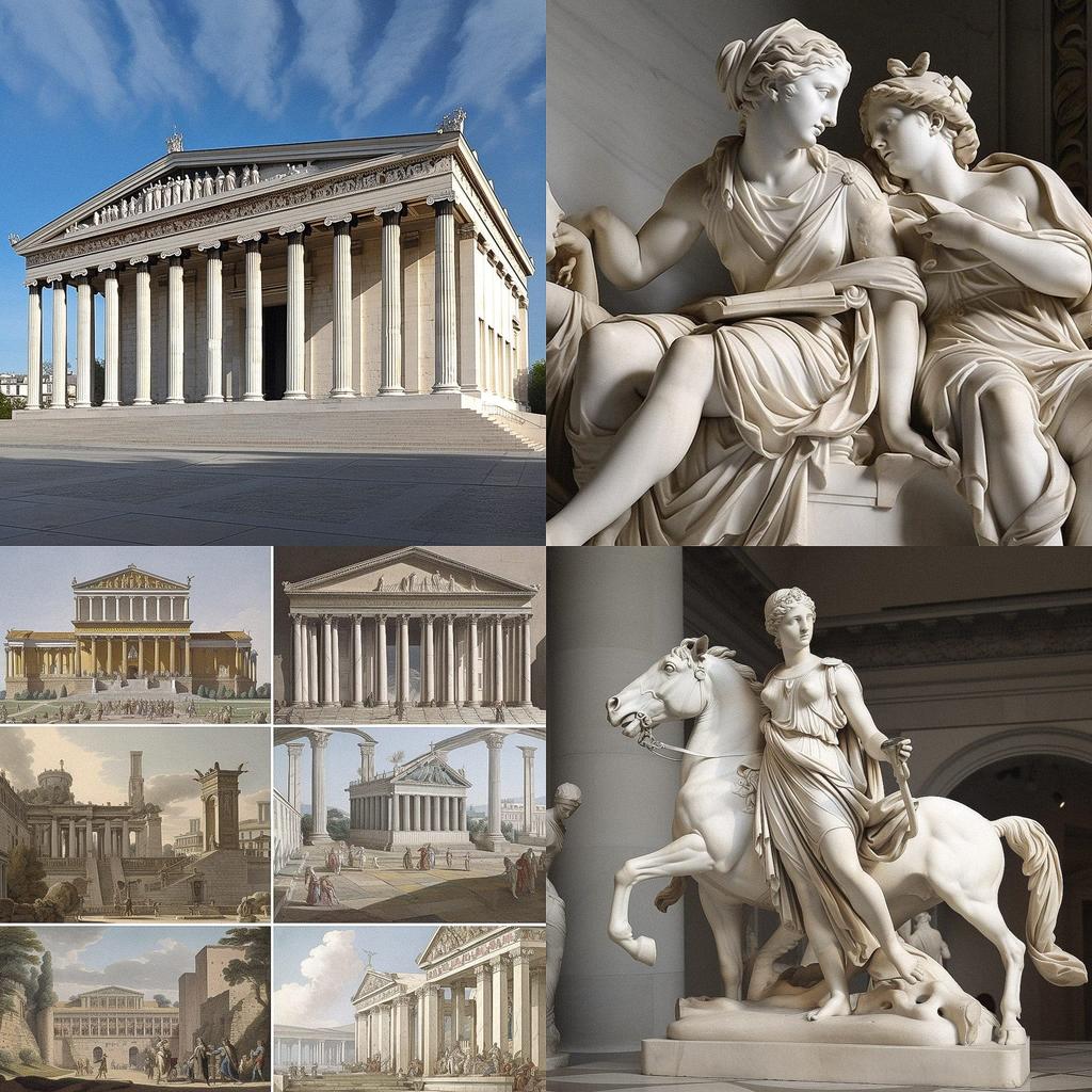 Neoclassicism style, Midjourney V5, render 1 of 4