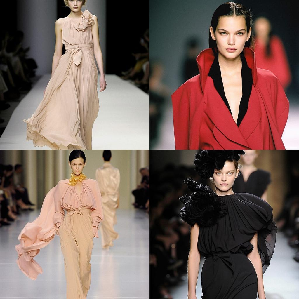 Nina Ricci style, Midjourney V5, render 1 of 4