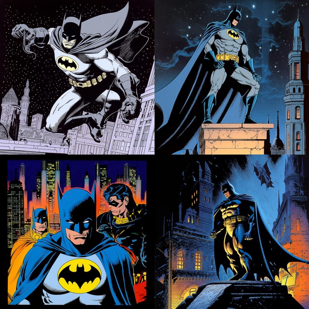 Norm Breyfogle style, Midjourney V5, render 1 of 4