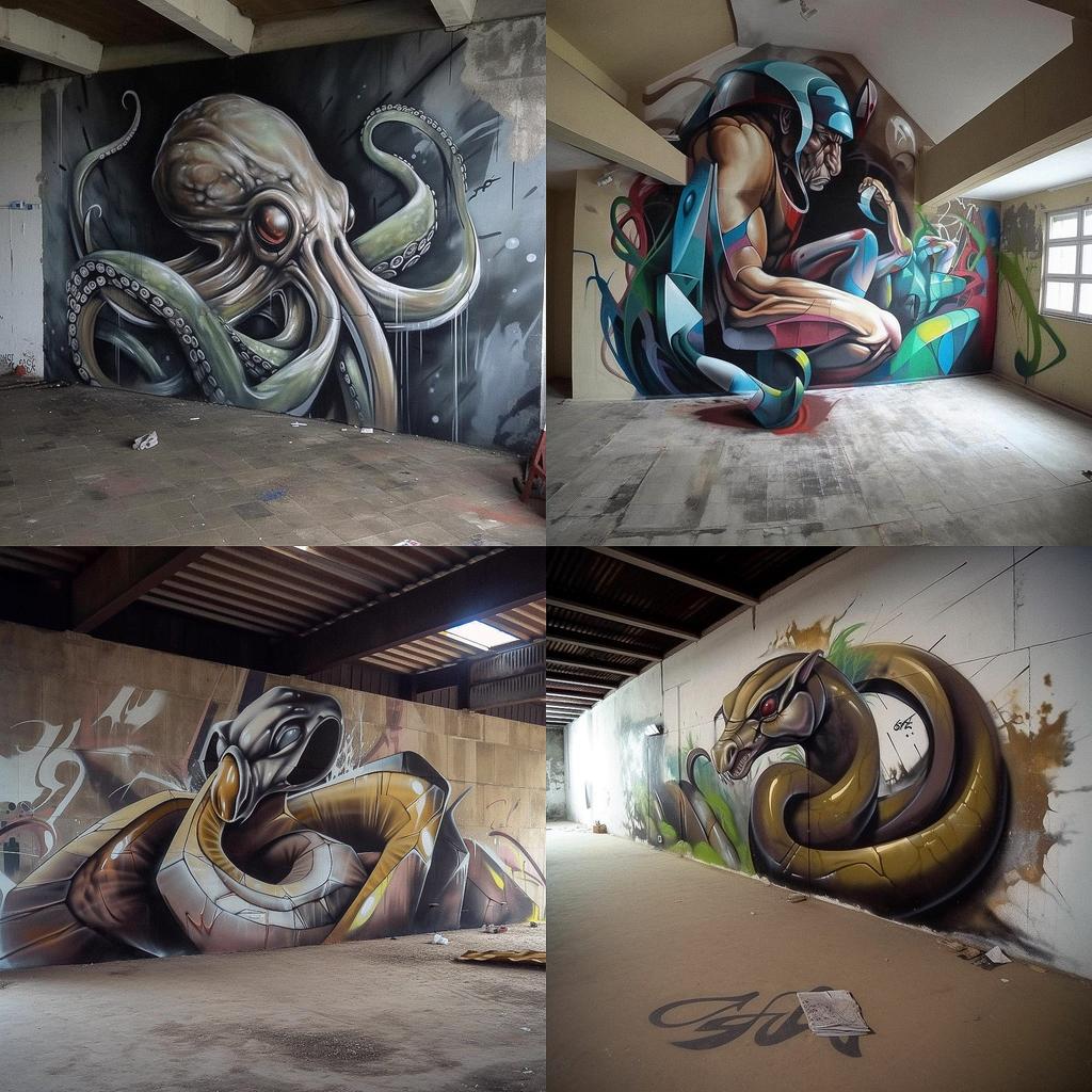 Odeith style, Midjourney V5, render 1 of 4