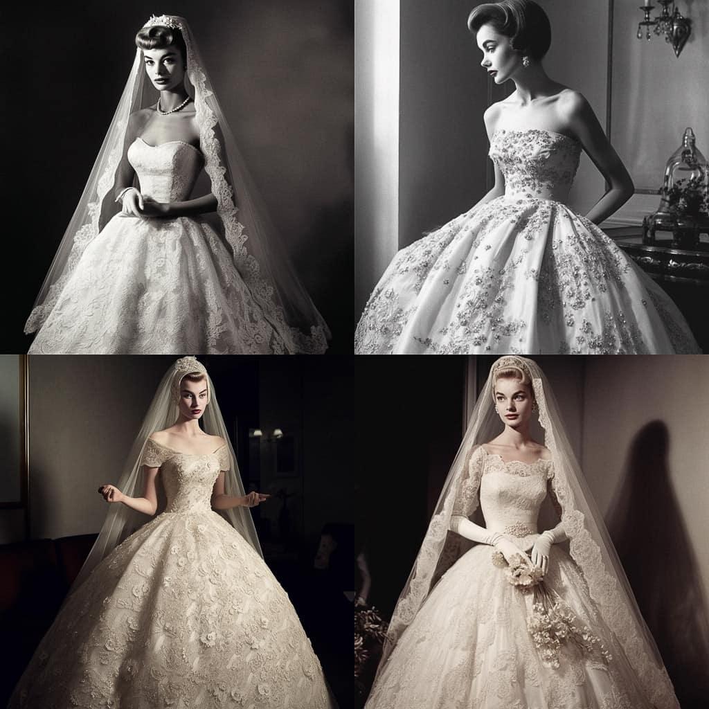 Oleg Cassini style, Midjourney V5, render 1 of 4