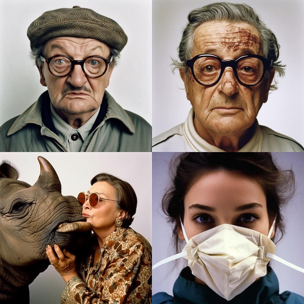 Oliviero Toscani style, Midjourney V5, render 1 of 4