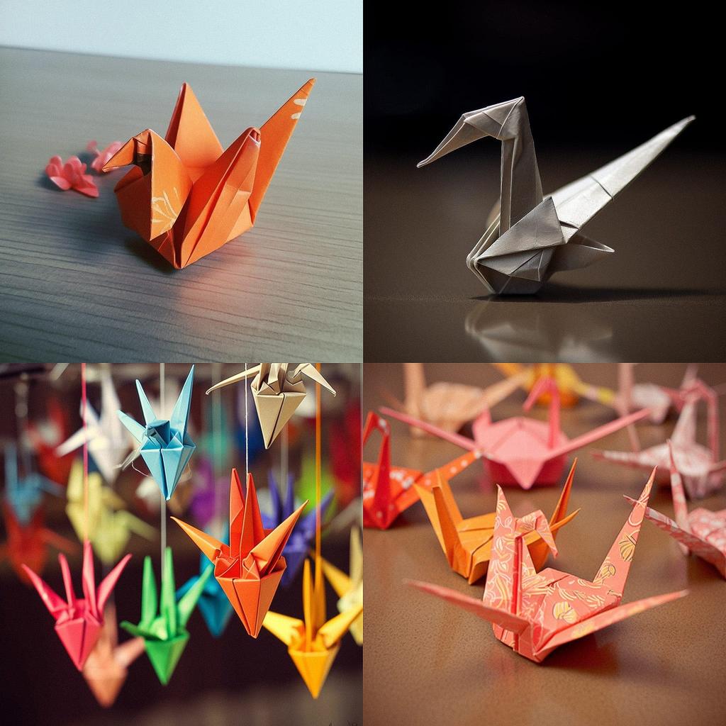 Origami style, Midjourney V5, render 1 of 4
