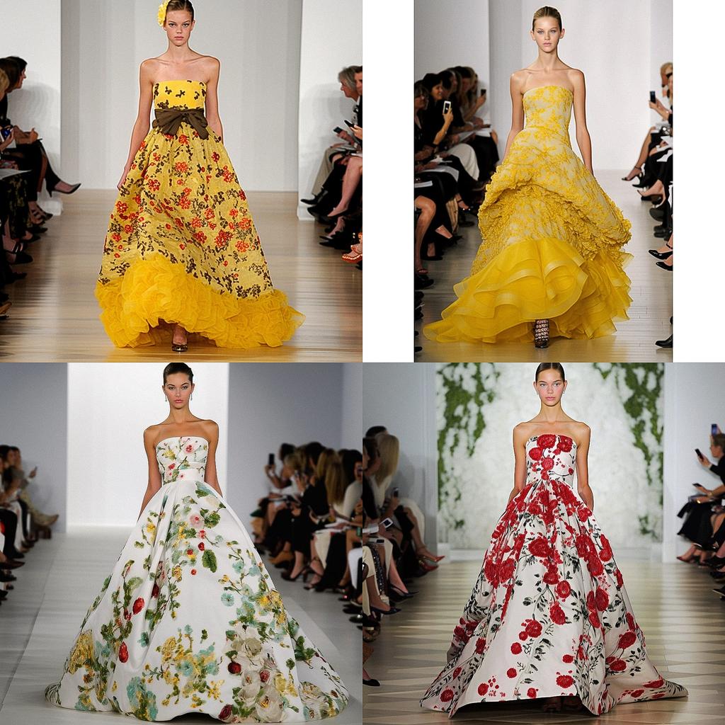 Oscar de la Renta style, Midjourney V5, render 1 of 4