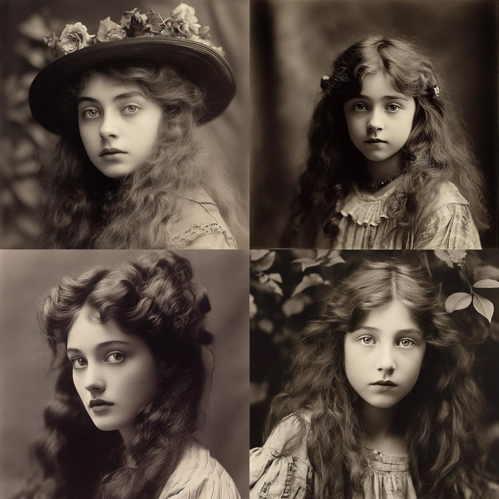 Oscar Gustave Rejlander style, Midjourney V5, render 1 of 4