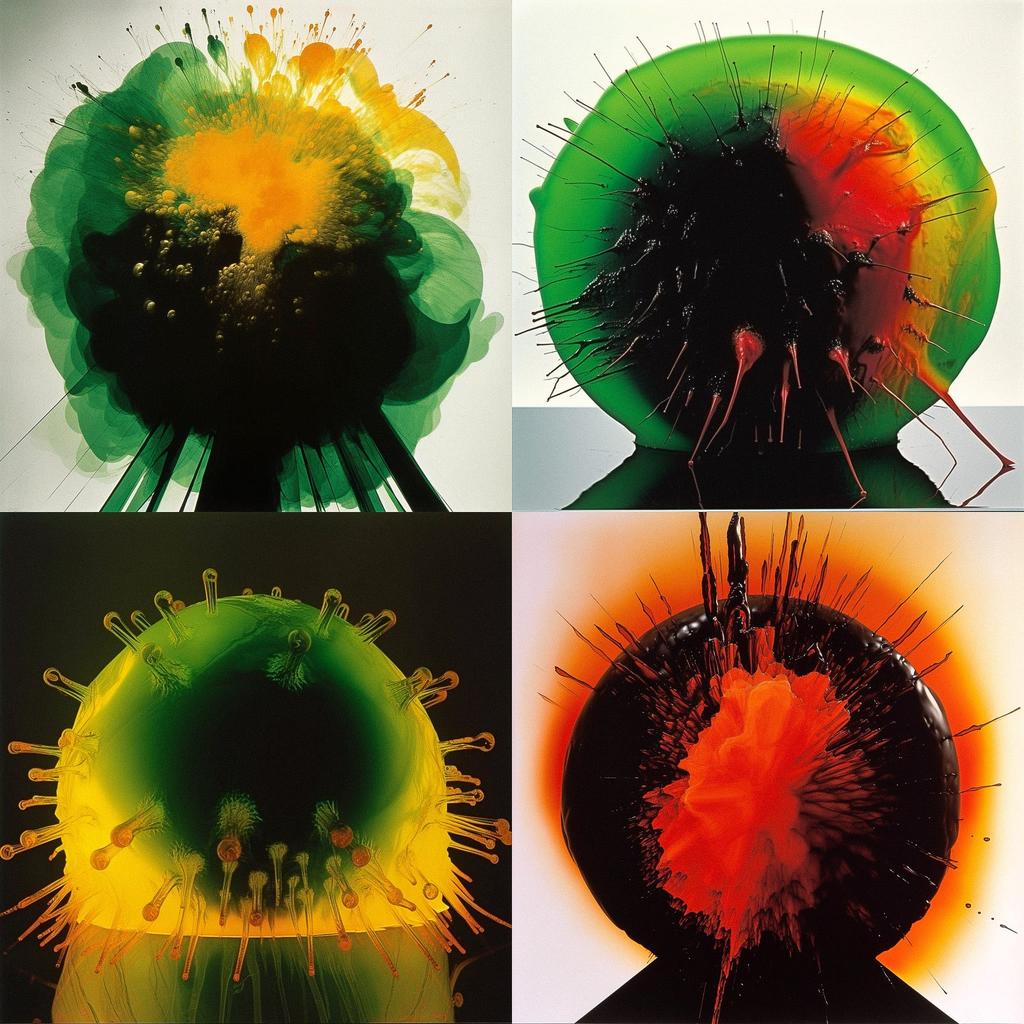 Otto Piene style, Midjourney V5, render 1 of 4