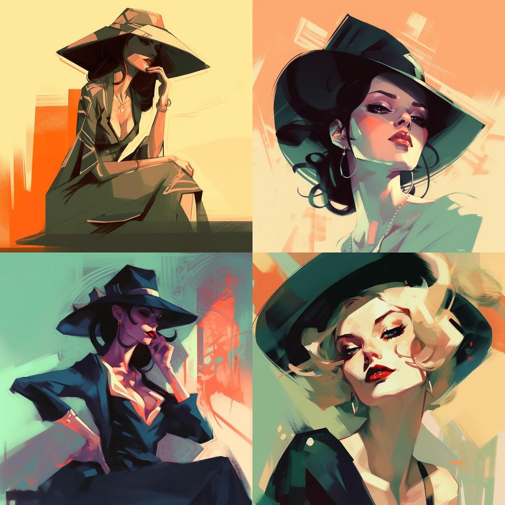 Otto Schmidt style, Midjourney V5, render 1 of 4