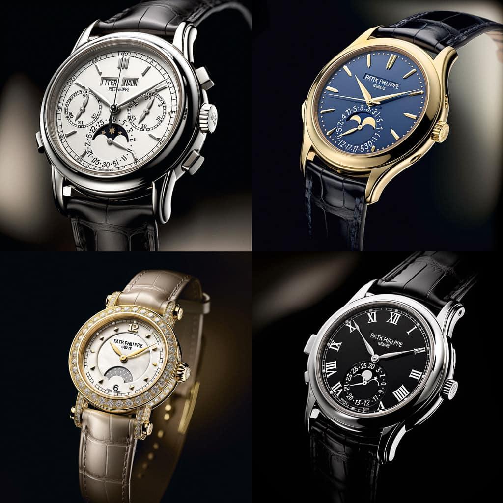 Patek Philippe style, Midjourney V5, render 1 of 4