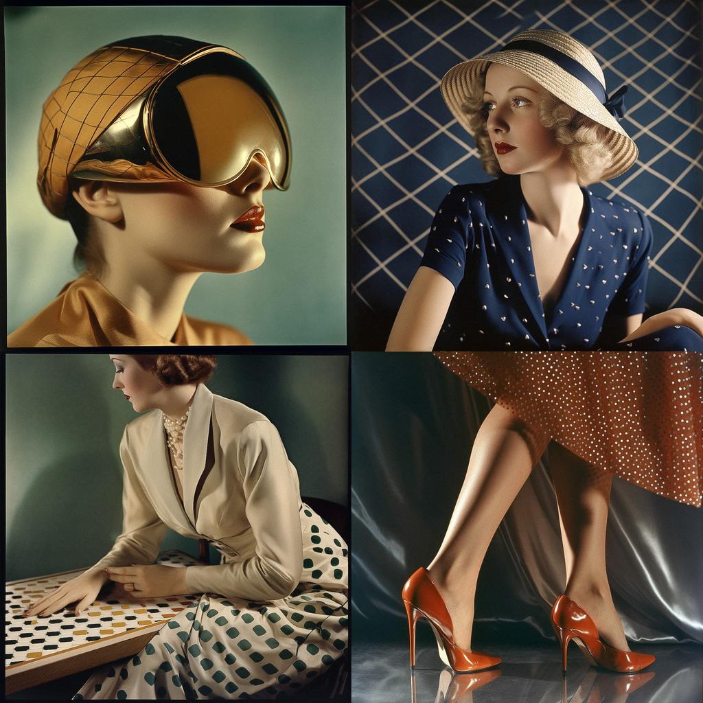 Paul Outerbridge style, Midjourney V5, render 1 of 4
