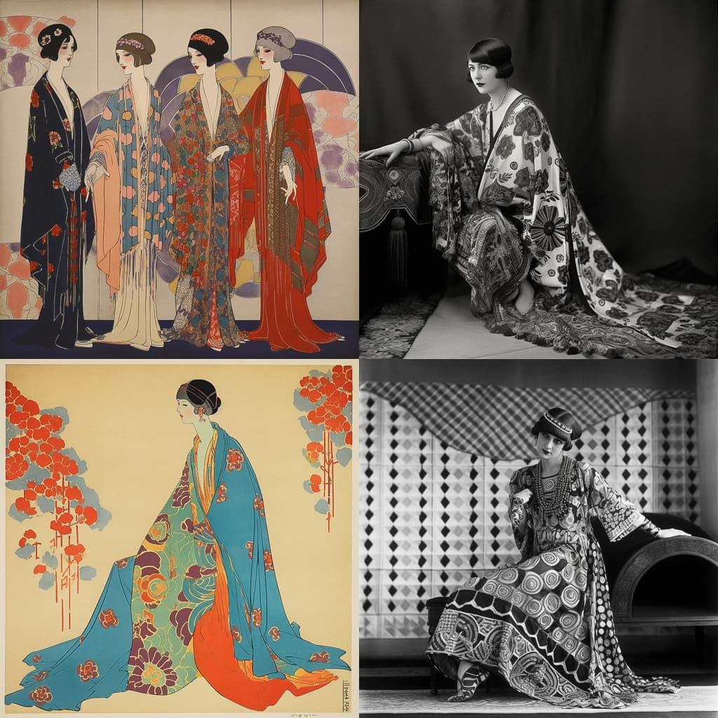 Paul Poiret style, Midjourney V5, render 1 of 4