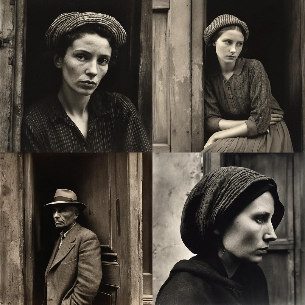 Paul Strand style, Midjourney V5, render 1 of 4
