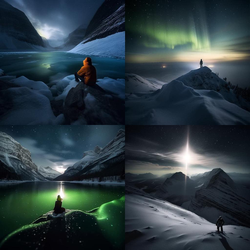 Paul Zizka style, Midjourney V5, render 1 of 4