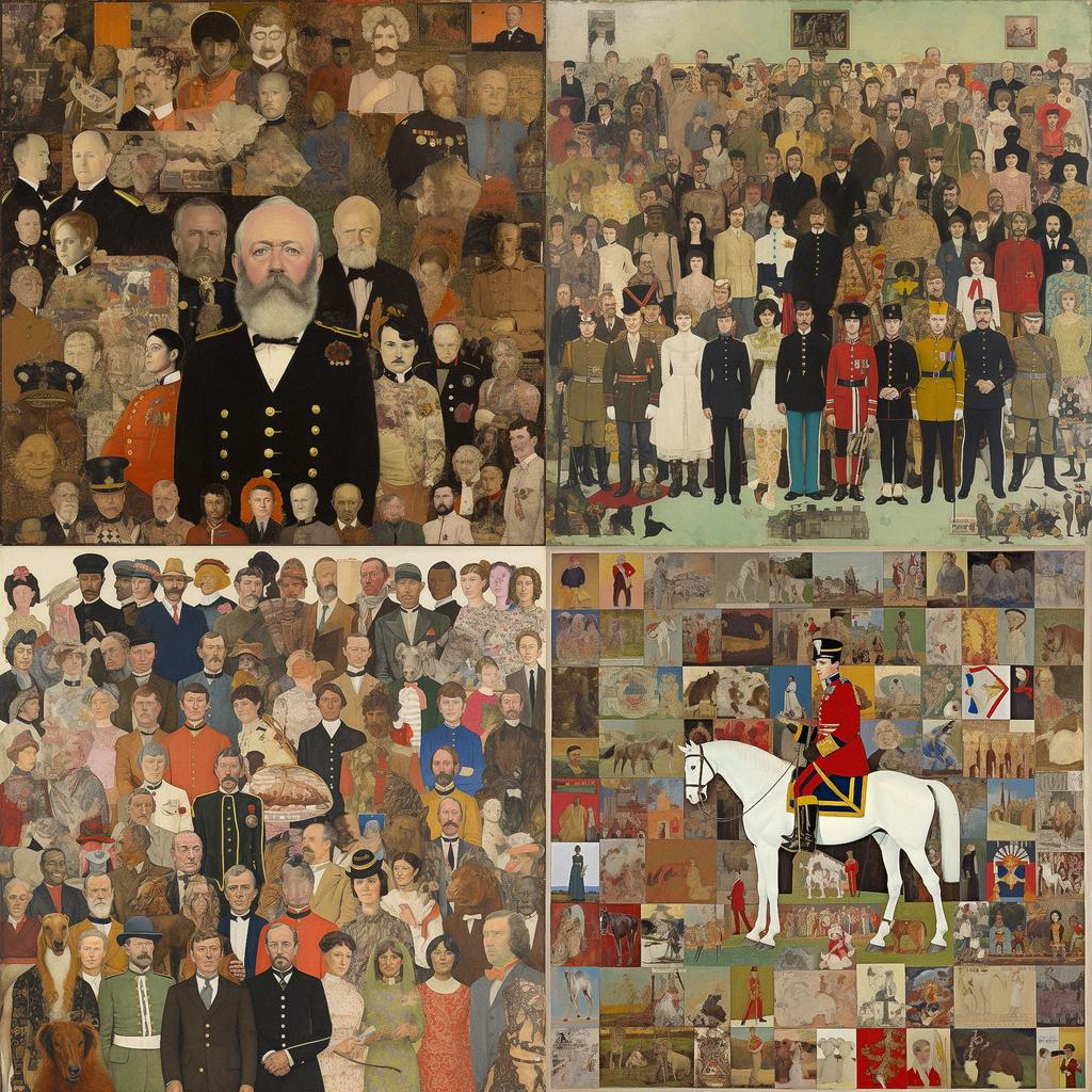 Peter Blake style, Midjourney V5, render 1 of 4