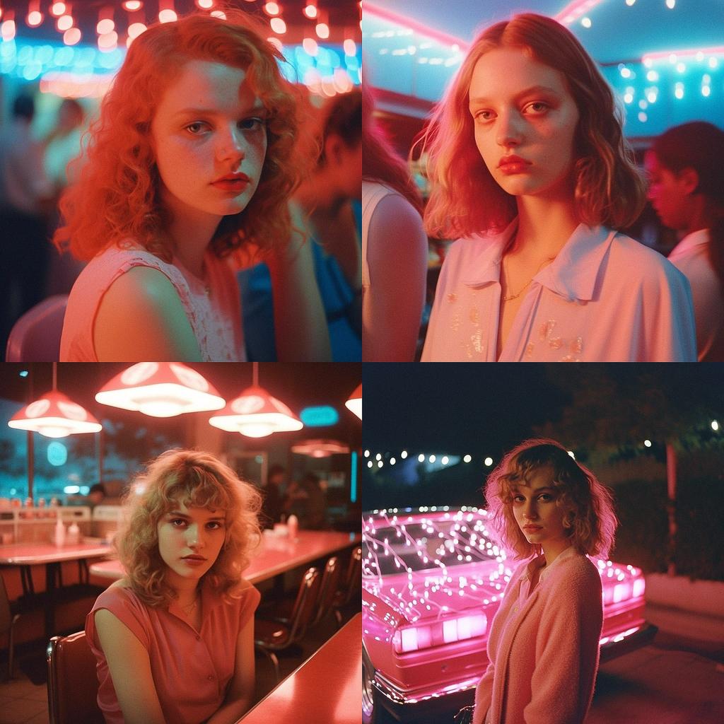 Petra Collins style, Midjourney V5, render 1 of 4