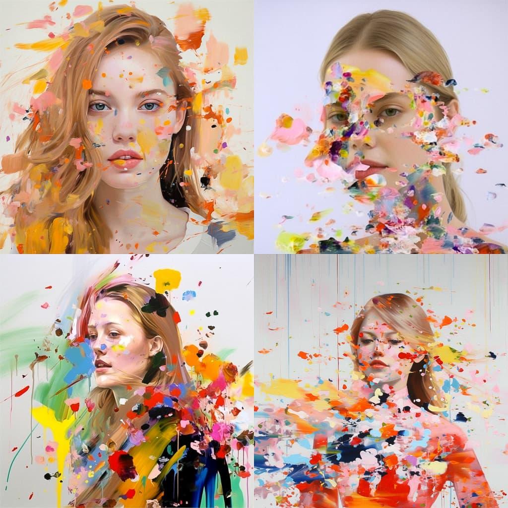 Petra Cortright style, Midjourney V5, render 1 of 4