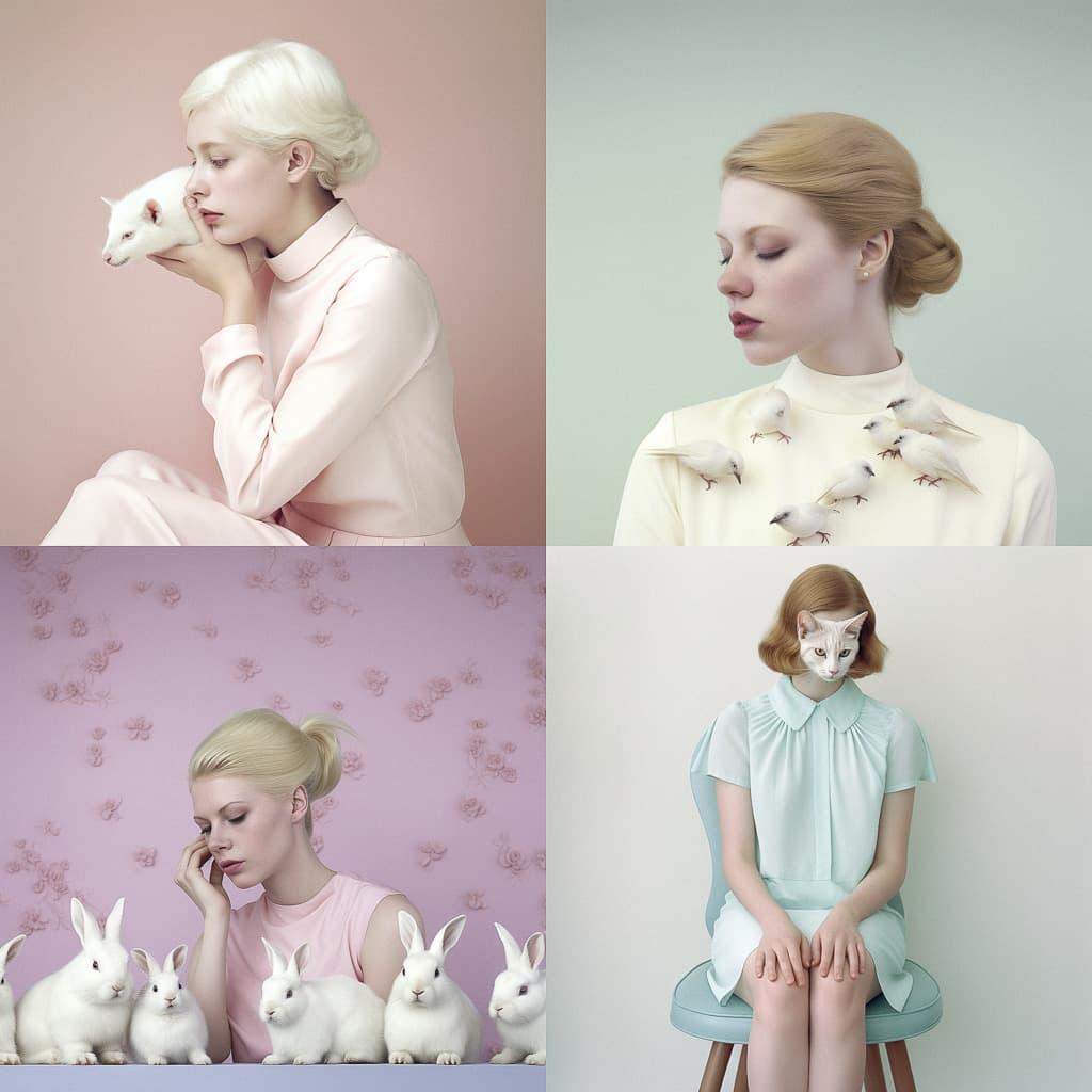 Petrina Hicks style, Midjourney V5, render 1 of 4