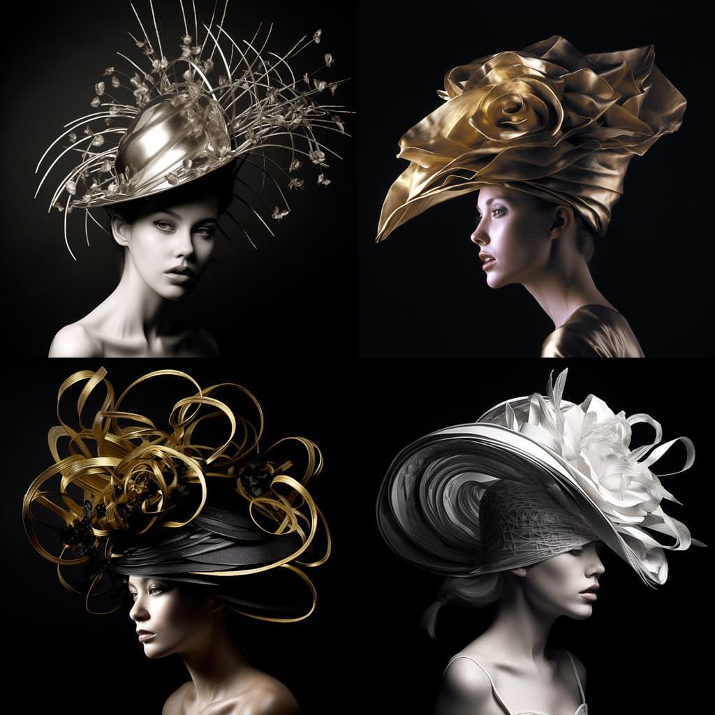 Philip Treacy style, Midjourney V5, render 1 of 4