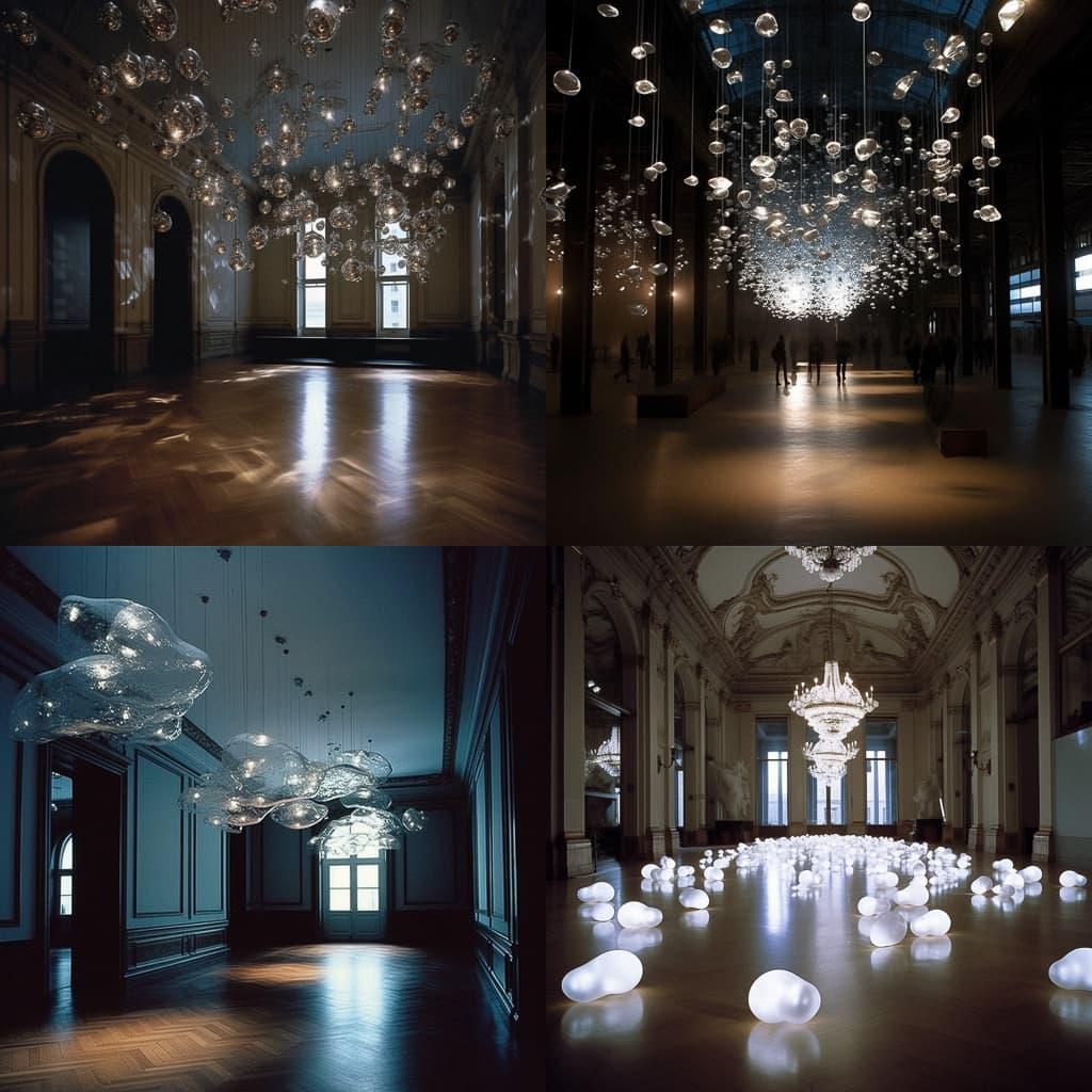 Philippe Parreno style, Midjourney V5, render 1 of 4