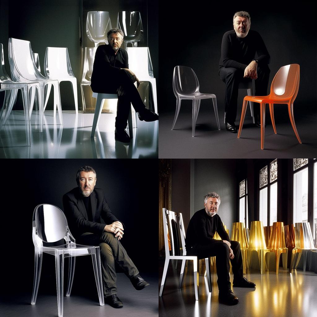 Philippe Starck style, Midjourney V5, render 1 of 4
