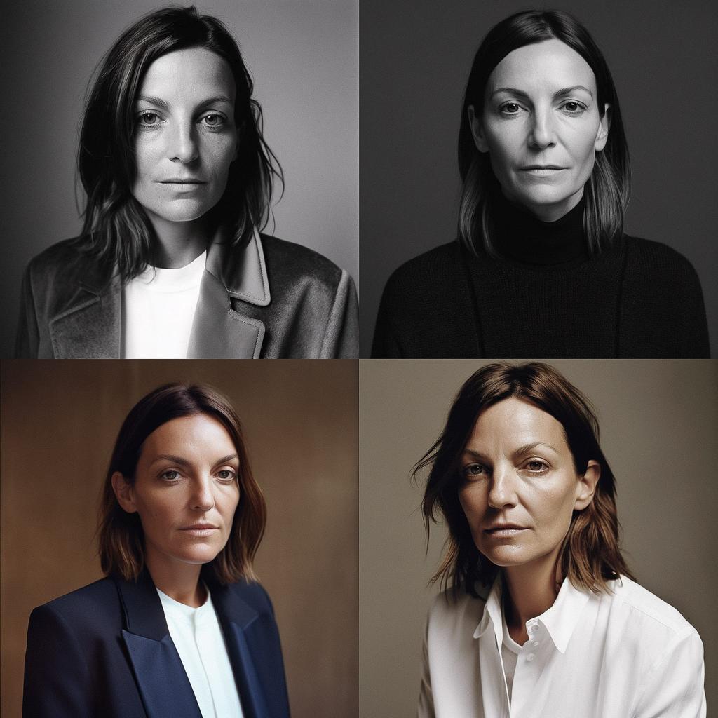 Phoebe Philo style, Midjourney V5, render 1 of 4