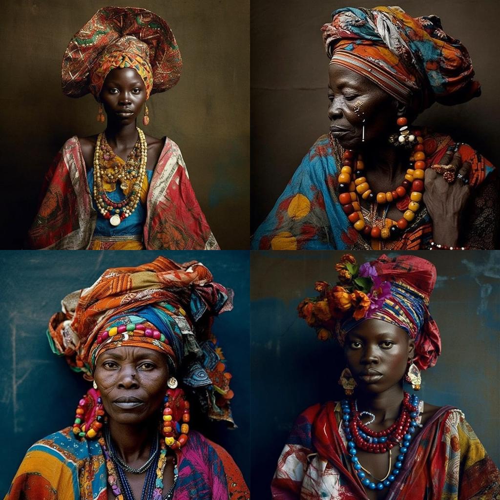 Phyllis Galembo style, Midjourney V5, render 1 of 4