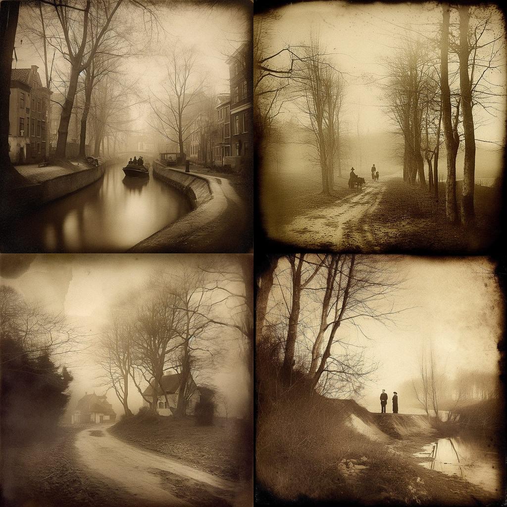 Pictorialism style, Midjourney V5, render 1 of 4