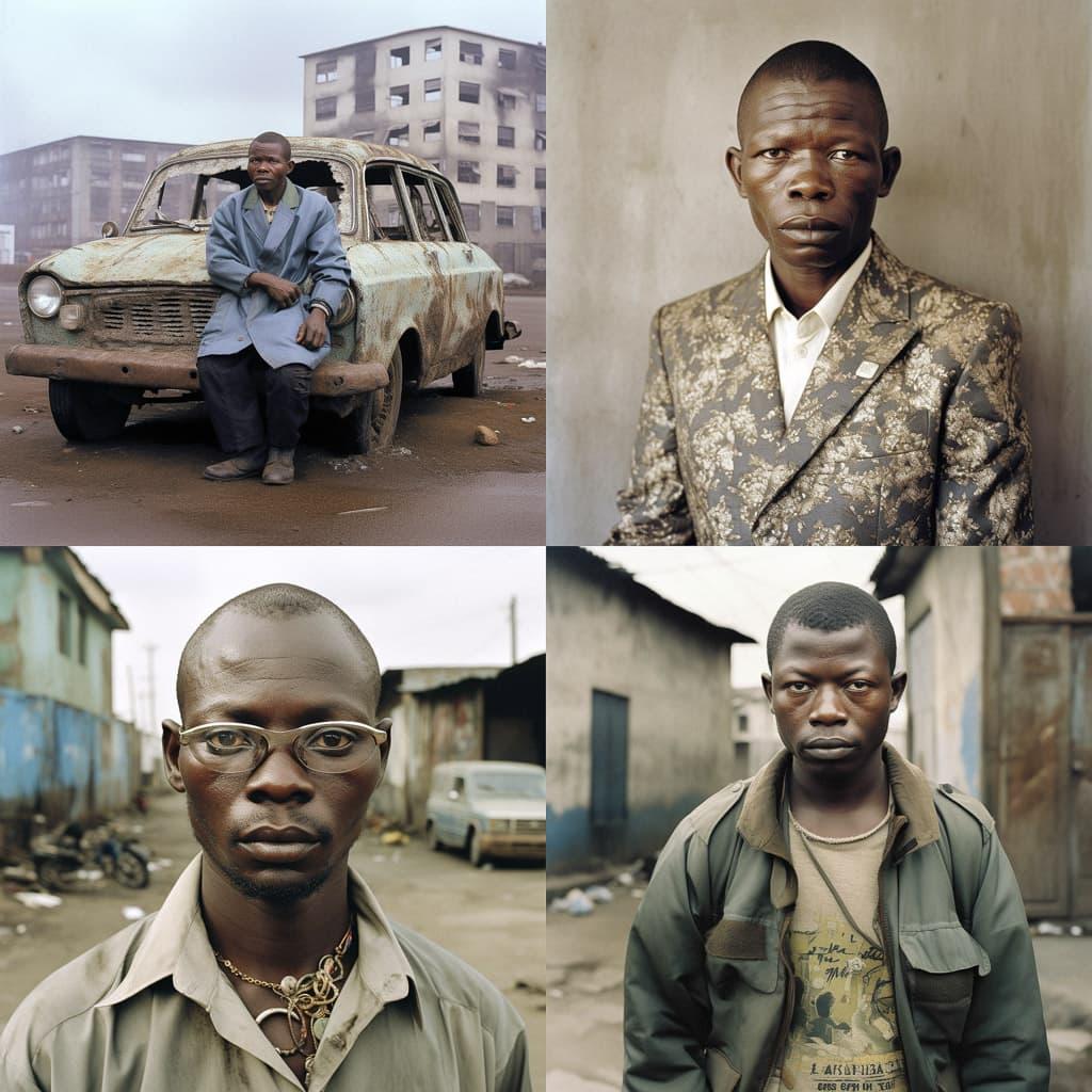 Pieter Hugo style, Midjourney V5, render 1 of 4